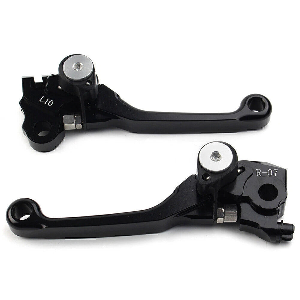 CNC Brake Clutch Levers  Pivot for Honda CRF250R CRF450R (2007-2020) Black