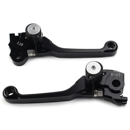 CNC Brake Clutch Levers  Pivot for Honda CRF250R CRF450R (2007-2020) Black