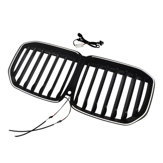 1x Black Front Kidney Grille for BMW X7 G07 (2019-2022)