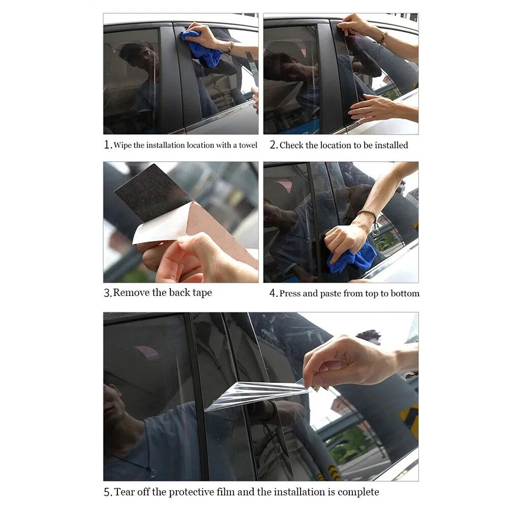 Pillar Post Door Window Cover Trim for Kia Forte K3 Cerato (2009-2012)