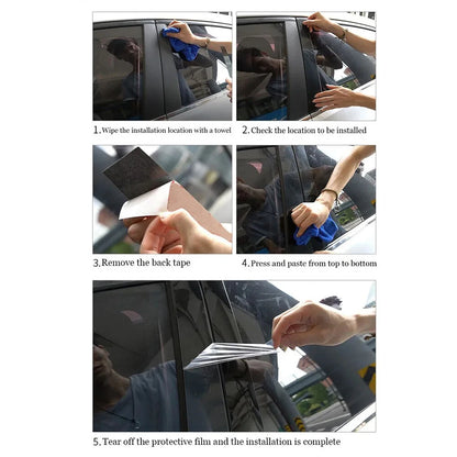 Pillar Post Door Window Cover Trim for Kia Forte K3 Cerato (2009-2012)