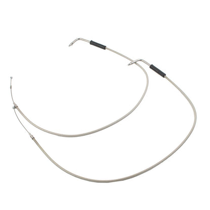 Stainless Steel Throttle Cable for Harley Sportster XL1200, 883, Dyna, Road King