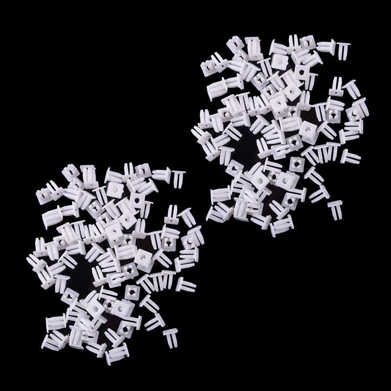200pcs Headlight Door Grille & Mirror Clips Nuts for Ford Chrysler