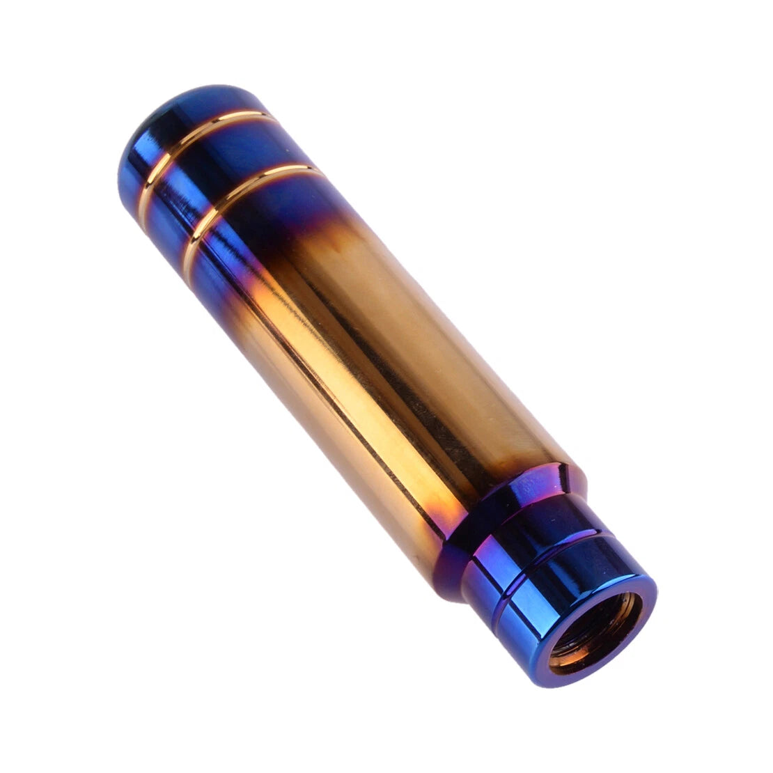 Universal 13cm Burnt Blue Aluminum Gear Shift Knob for Car