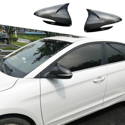 Side Wing Mirror Cover Caps for Hyundai Elantra (2016-2019)  ABS