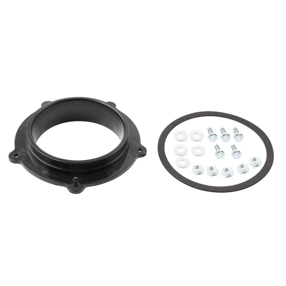 Air Filter Intake Adapter for Yamaha YFZ450 (All Years) - Plastic Black