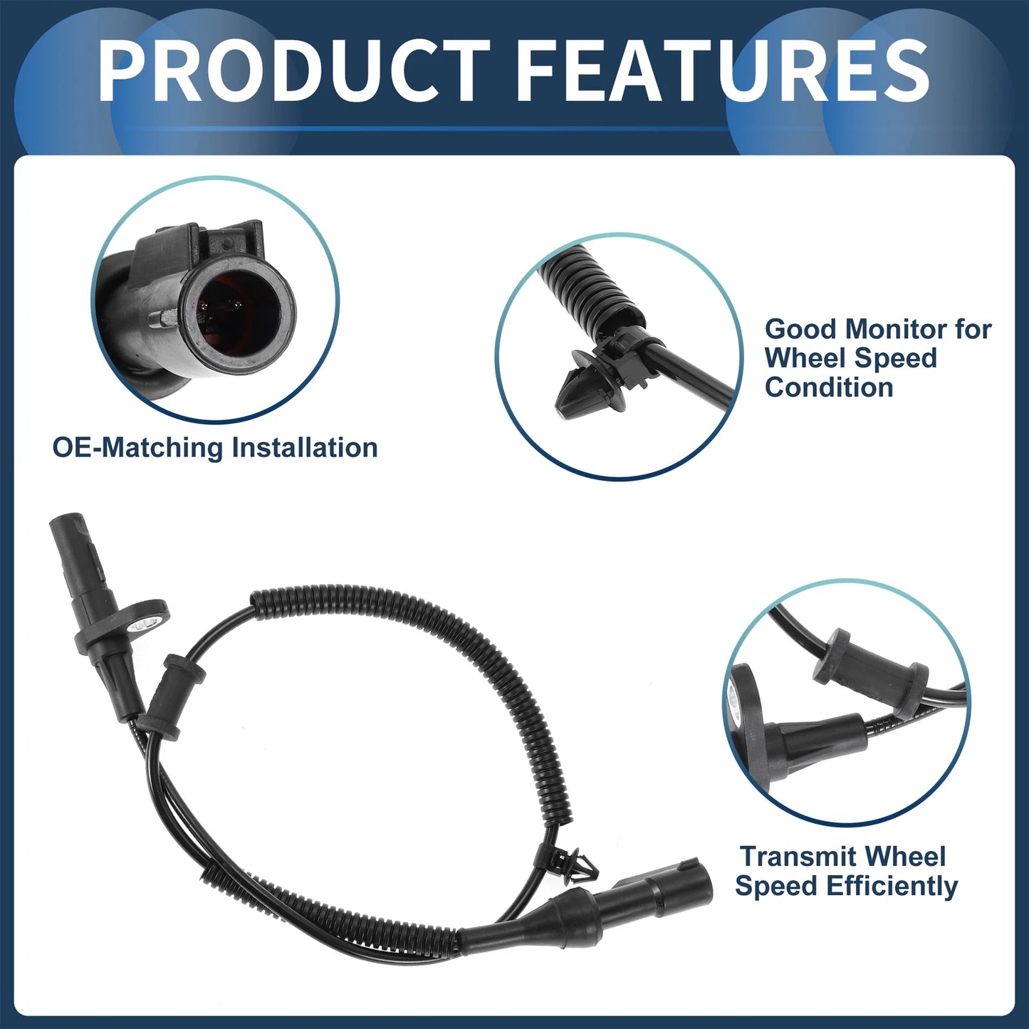 ABS Wheel Speed Sensor for Ford Mustang (2005-2014)