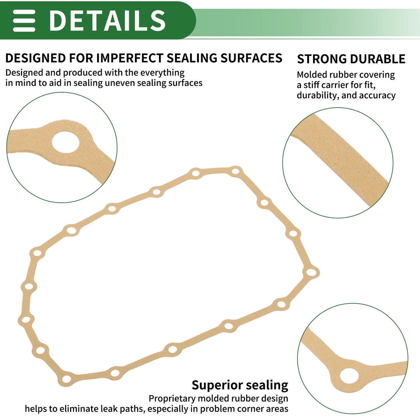 Car Oil Pan Gasket for Honda Civic, HR-V (2014-2025, 2016-2025)