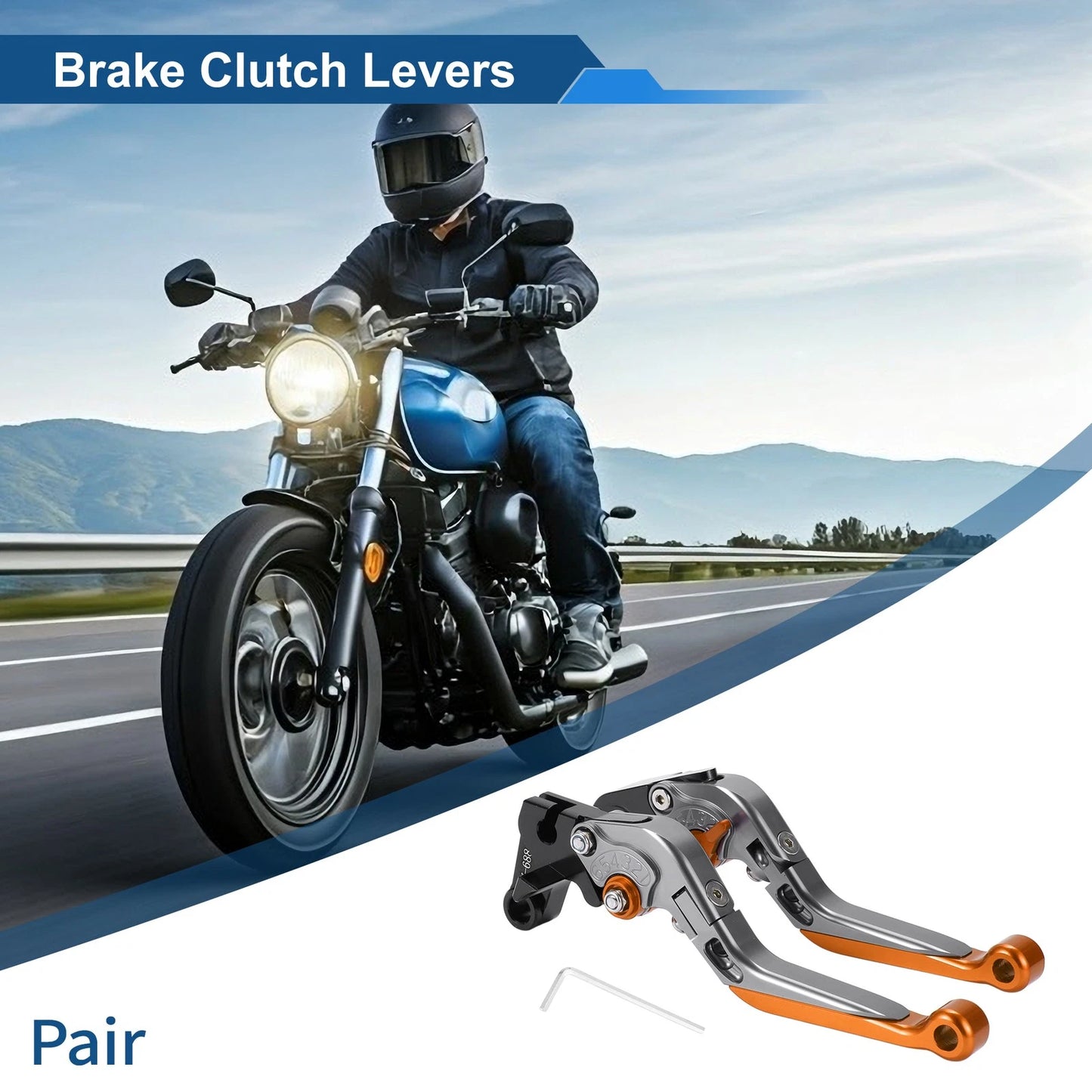 Adjustable Short Long Brake Clutch Lever for Yamaha YZF R1 (2009–2014)
