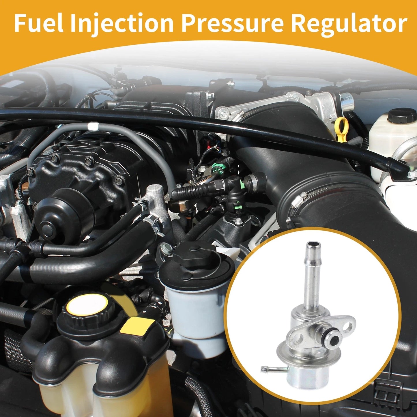 Fuel Pressure Regulator for Subaru Outback (2000-2004) 1 Pc Metal