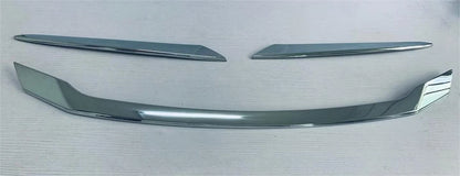 ABS Chrome Front Engine Hood Lid Cover Trim for 2023-2024 Toyota Prius 3 x pcs