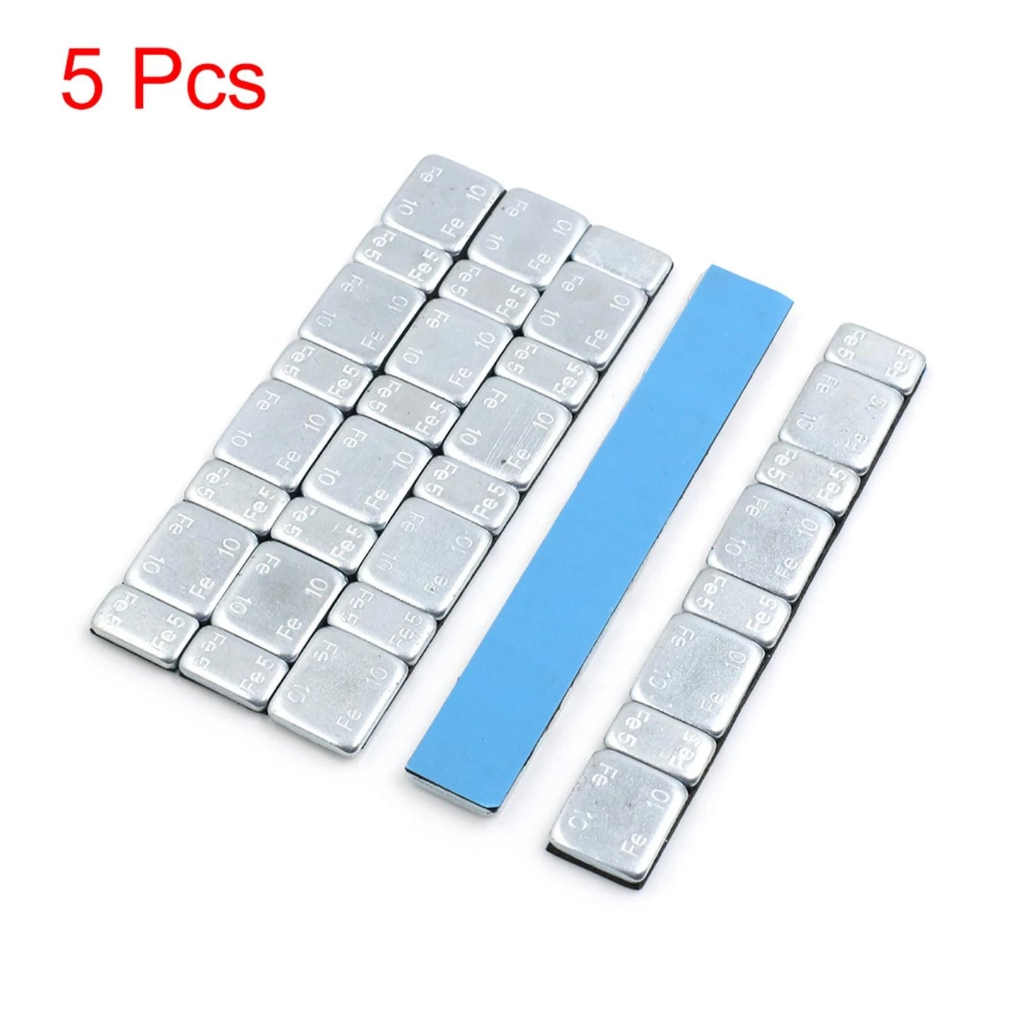 2.1oz Adhesive Back Wheel Weights Strips / 124 x 18mm 5pcs / Weights Strips for Motorcycle for Motorcycle