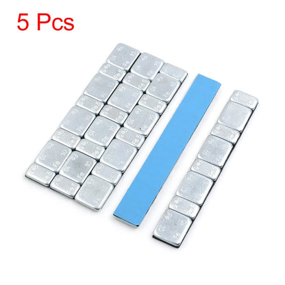 2.1oz Adhesive Back Wheel Weights Strips / 124 x 18mm 5pcs / Weights Strips for Motorcycle for Motorcycle