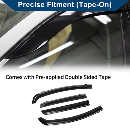 Window Deflectors for Honda Fit Side Vent Visors (2015-2020) 1 Set