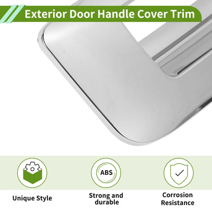Exterior Door Handle Cover Trim Tailgate for Chevy Silverado 1500 (2007-2013)