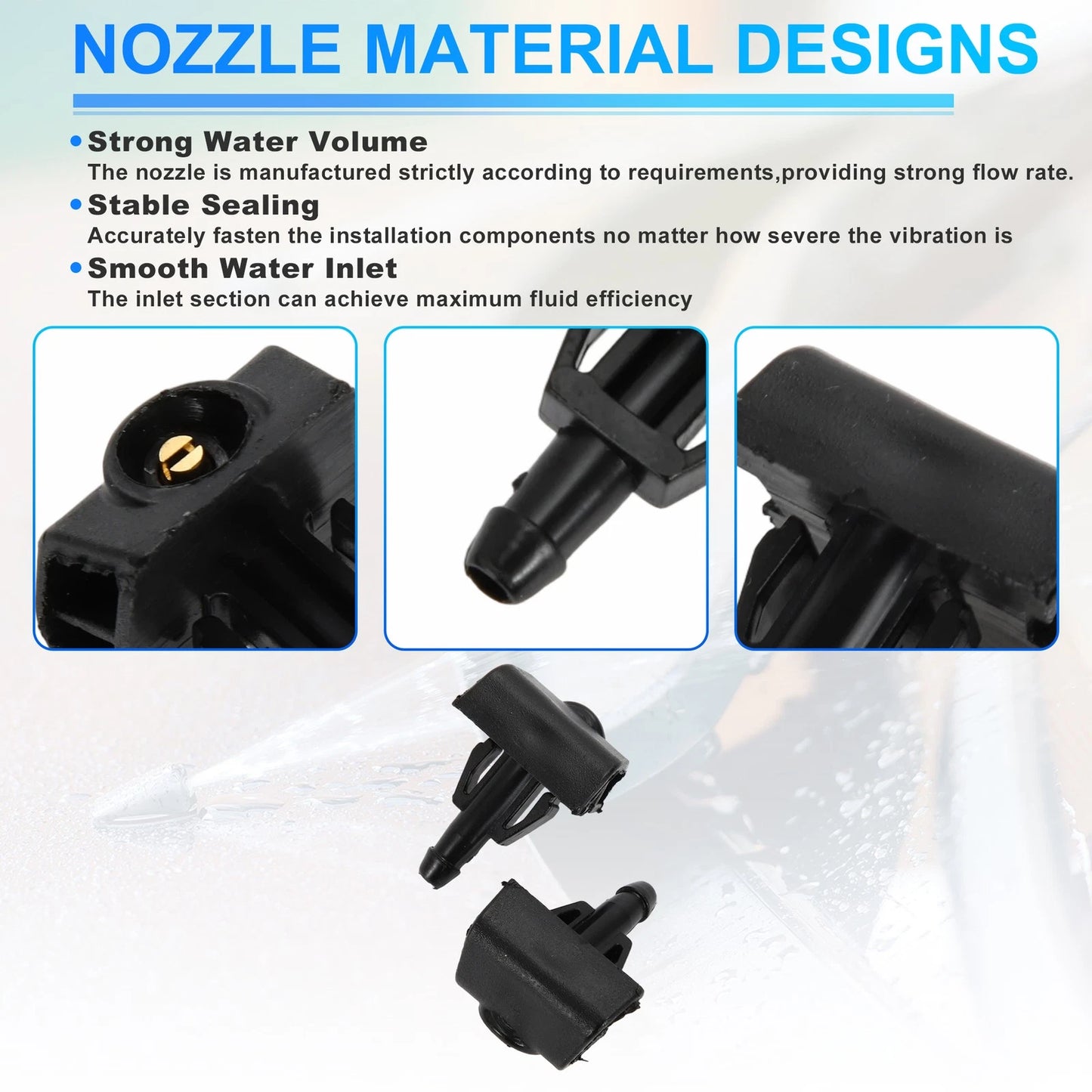 Windshield Washer Nozzle  for Nissan Rogue (2008-2023)