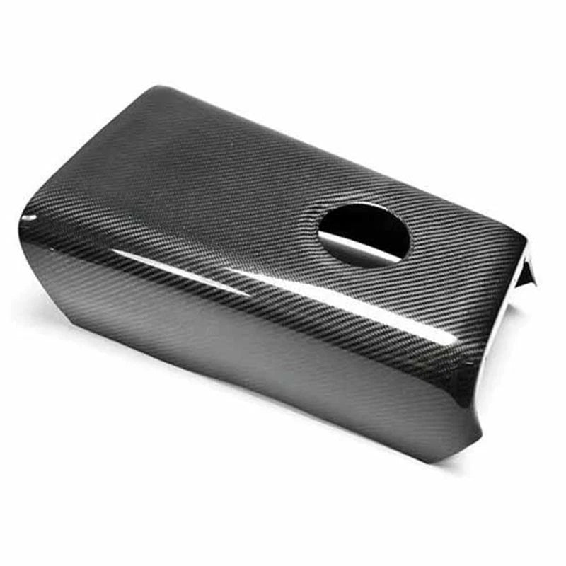 Real Carbon Fiber Rear Armrest Box Cup Cover Trim for Nissan GTR R35 2008-2016