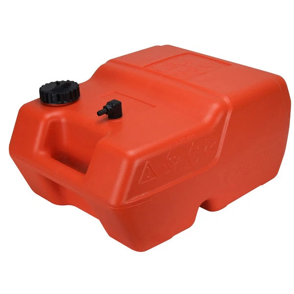 Portable 24L Outboard Fuel Tank for OMC/Mercury/Bombardier, Polyethylene