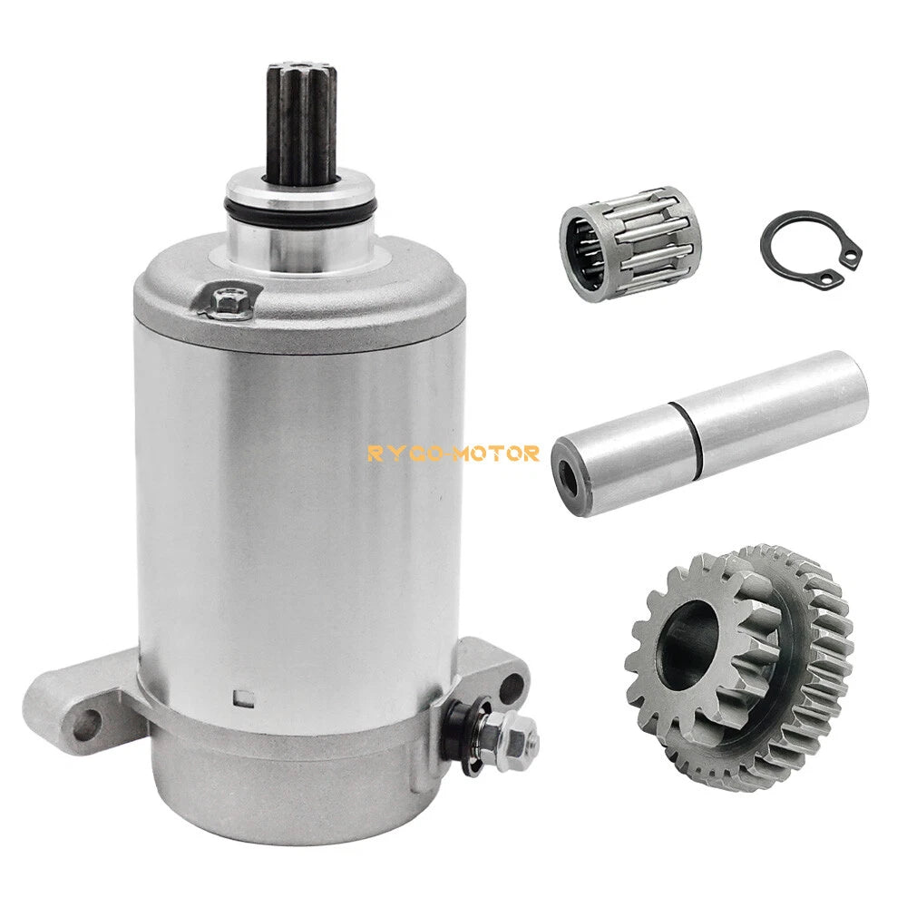 Starter Motor & Idler Gear for Yamaha Big Bear 400 YFM400 (2000–2012)
