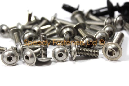 Clip Kit Stainless Fairing & Screen Bolts for Kawasaki ZZR600 ZX-6 (2005–2008)