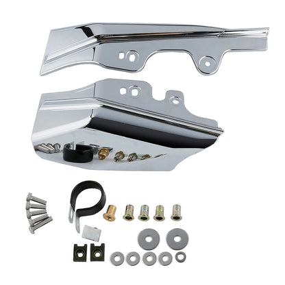 Mid-Frame Air Deflectors Chrome for Harley Electra Glide King (2001-2008)