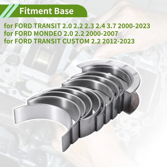 10pcs Main Bearing Shells for Ford Transit Mondeo MK7 MK8 2.4 2.2 (2006-2014)