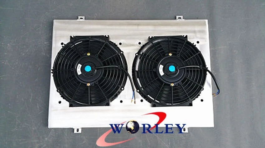 Aluminum Shroud & Fans for Holden WB Statesman Ute Sedan 253 308 V8 (1980-1984)