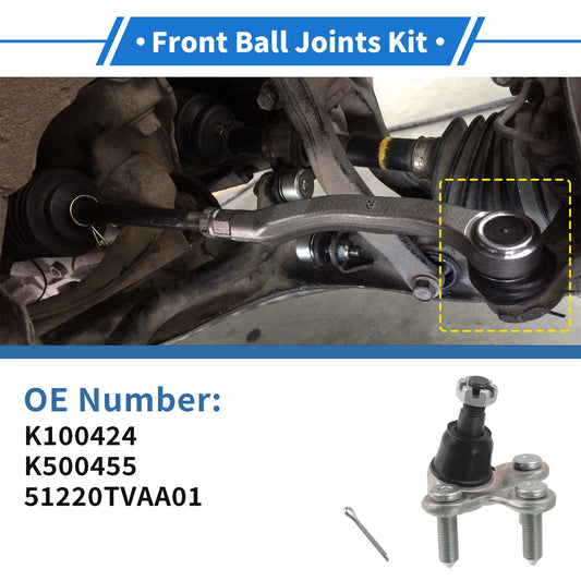 2 x Front Lower Ball Joints for Honda Accord (2017-2022)