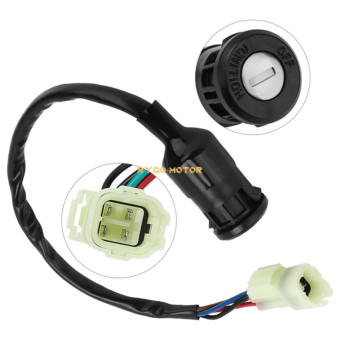 Ignition Key Switch for Can-Am DS70 DS90 DS 70 DS 90 (2008–2023)