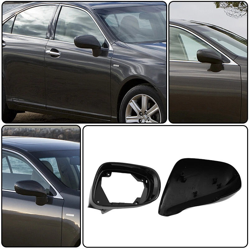 Right Side Mirror Cover Cap Gloss Black for Lexus IS250 IS350 ES350 (2006-2008)