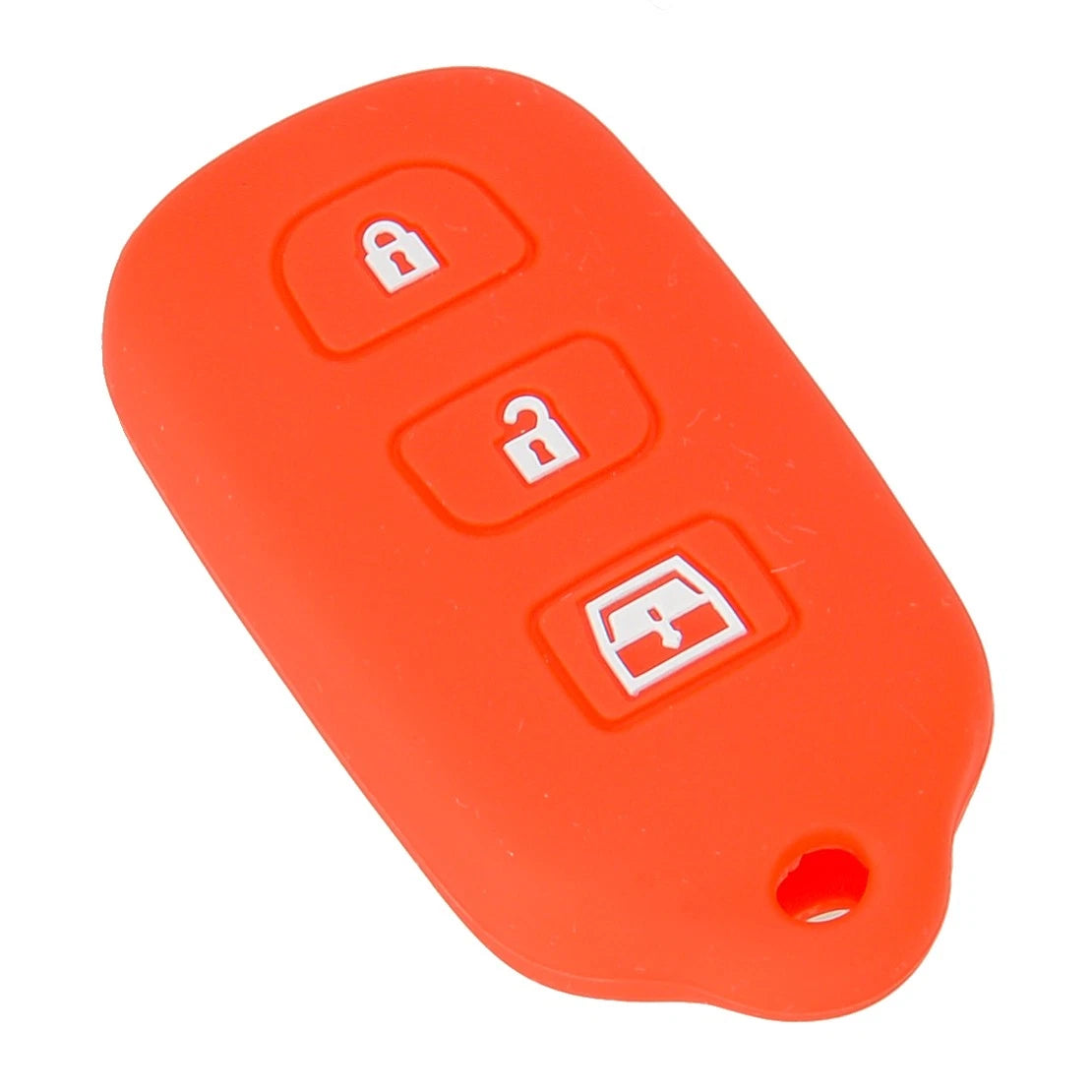 Red Remote Key Cover Case for Toyota 4Runner, Sequoia, RAV4 (2003-2023)