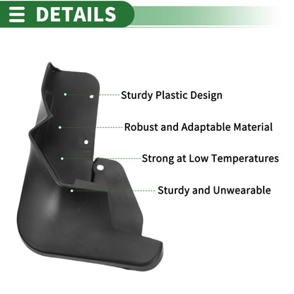 Mud Flaps Splash Guards 1 Set for Nissan ARIYA (2022-2023)