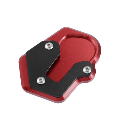 Kickstand Pad for BMW Motorcycle Side Stand Support Plate - Red