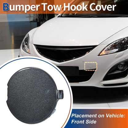 Front Bumper Tow Hook Cover for Mazda 6 (2008-2012) Deep Gray