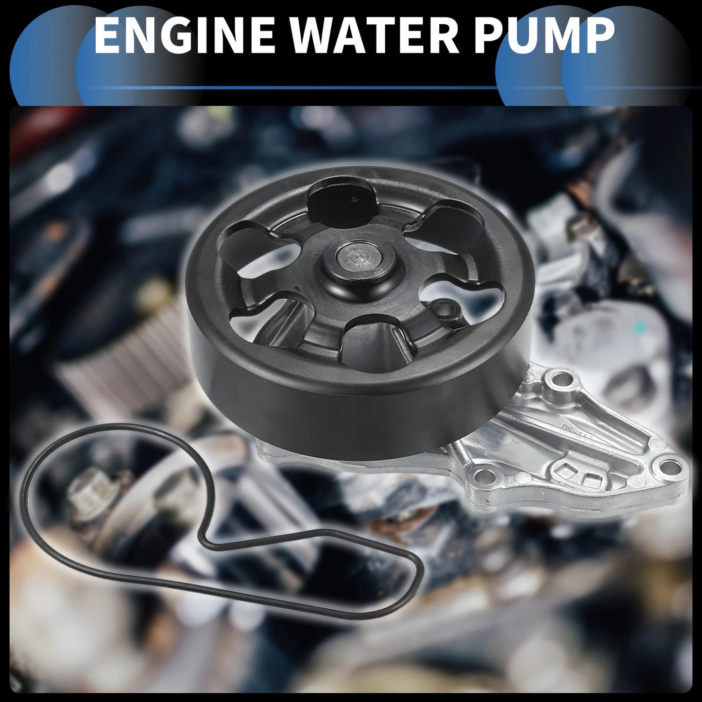 Water Pump with Rubber Ring for Honda CR-V (2002-2006)