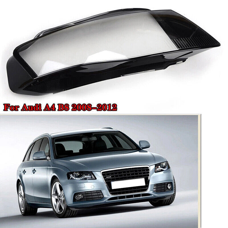 Headlight Lens Cover Right Side for 2009-2012 Audi A4 (2009-2012)