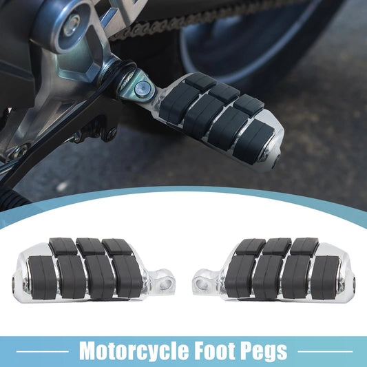 Pair 10mm Aluminum Footrest Footpeg Foot Rest Peg for Motorcycle