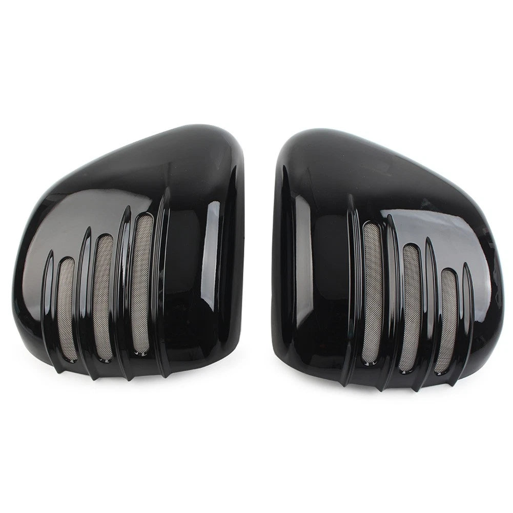 2 x Battery Side Covers Set for Triumph T120 2016-2020 Glossy Black