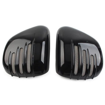 2 x Battery Side Covers Set for Triumph T120 2016-2020 Glossy Black