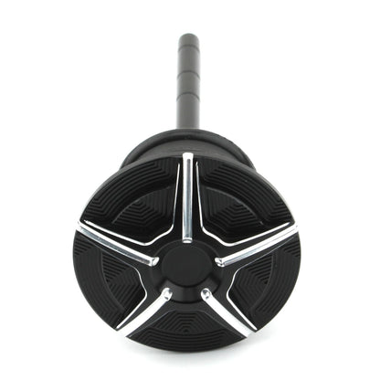 Transmission Oil Dipstick Fill Plug for Harley Softail  1 x Black