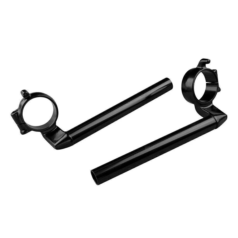Black 2 x Motorcycle Clip On Handlebar for Honda CBR600RR (2007-2012)