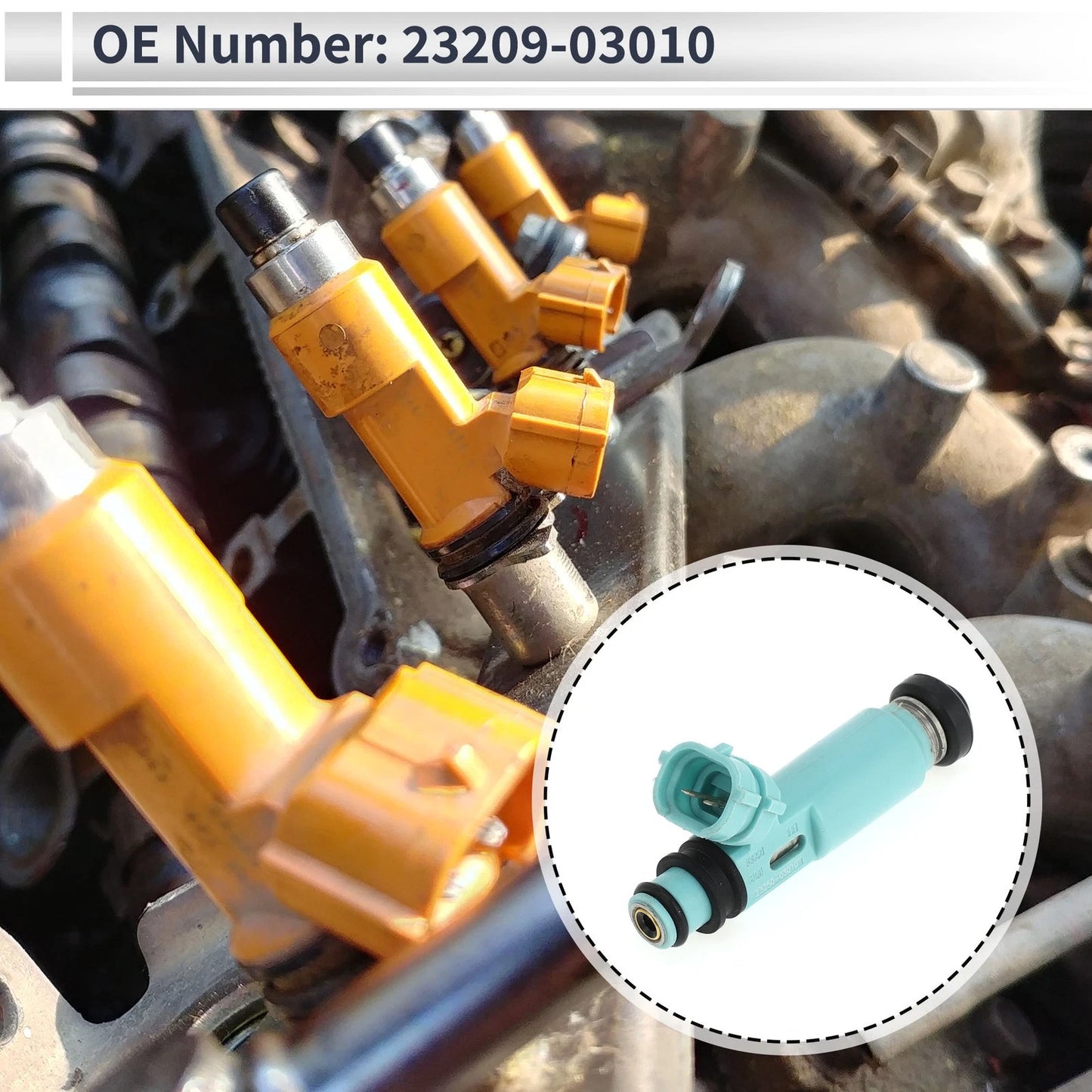 Fuel Injector 1 Pc Blue for Toyota Camry 2.2 (2000–2001)