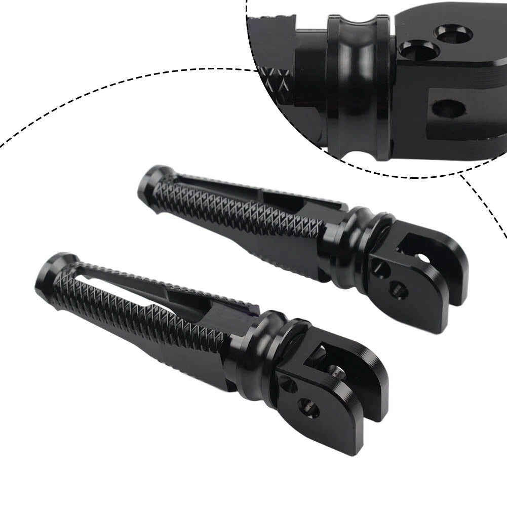 Black Passenger Foot Pegs for Ducati Monster 696 796 695 659 749 999/S/R (2008-2015)