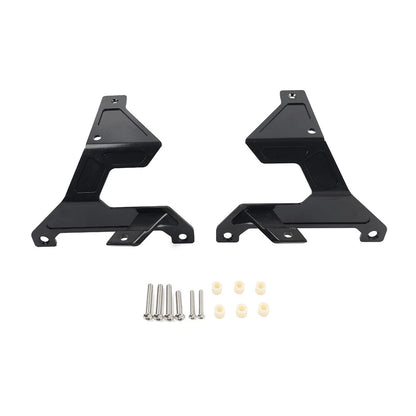 Dual A-Pillar Light Mounting Brackets for Jeep Wrangler JL, Gladiator JT (2018-2024)