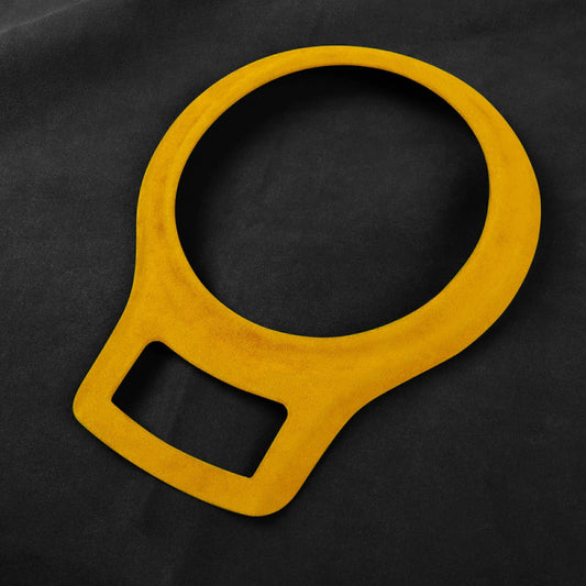 1x Yellow Leather Gear Shift Box Cover for Subaru BRZ, Toyota GT86 (2012-2020)