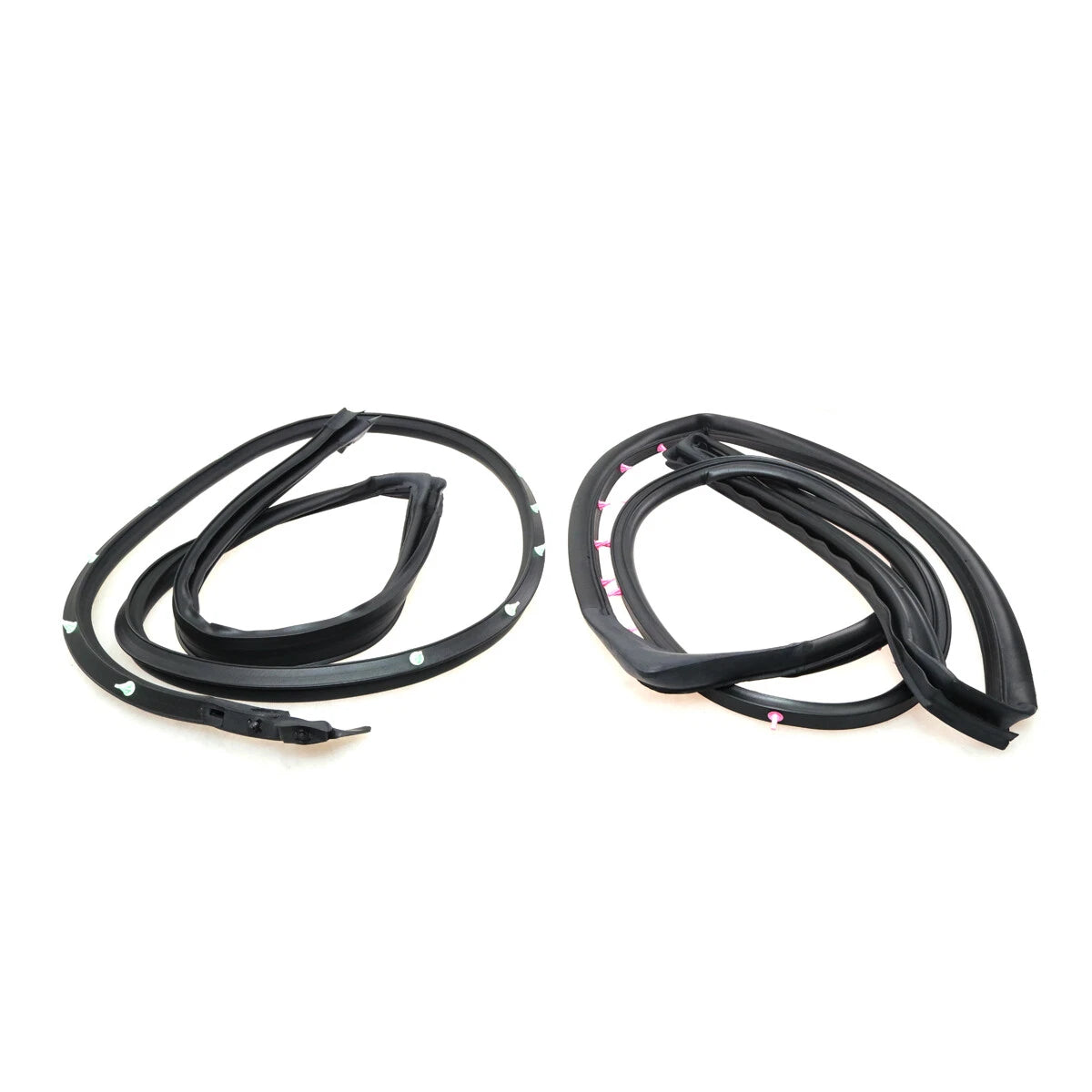 RR Door Weatherstrip Seal x2 for Toyota Land Cruiser Hardtop GRJ78 HZJ78 VDJ78