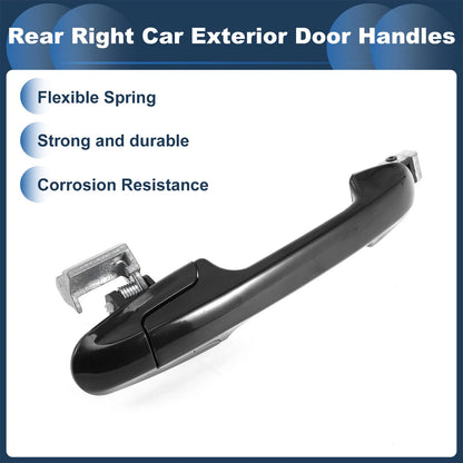 Rear Right Door Handle for Honda Accord (2003-2007) Black