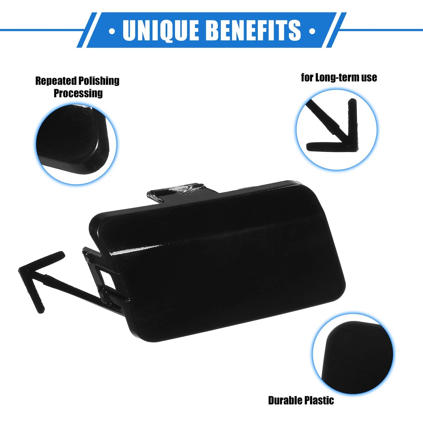 Front Right Tow Hook Cover for Subaru Forester (2009-2013) Black
