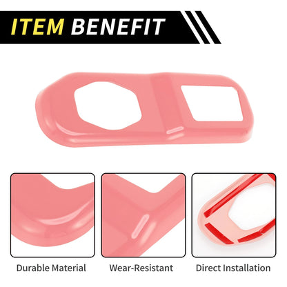 Rear Trunk Lock Panel Cover Trim for Jeep Wrangler JL JLU (2018-2024) - ABS Pink