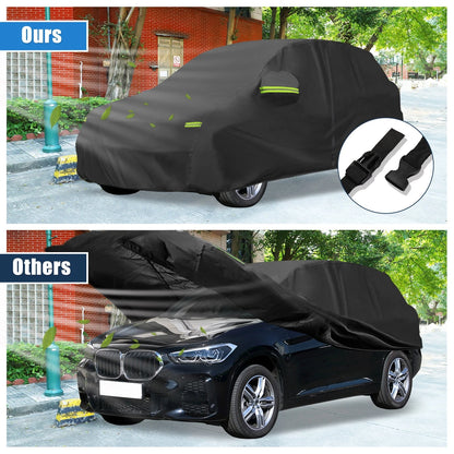 Waterproof Car Cover with Zipper for BMW X1 (2009-2023) Black